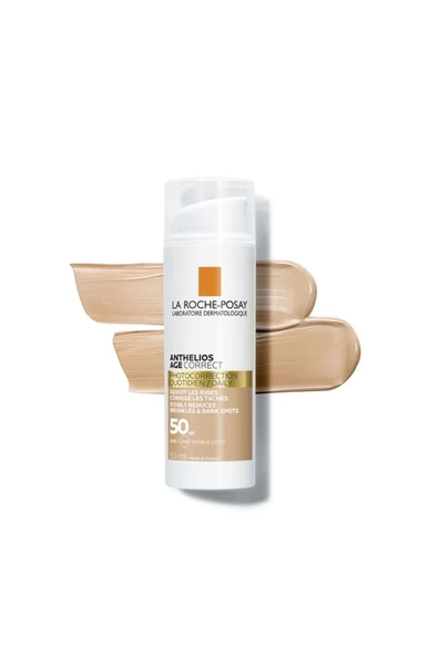 La Roche Posay Anthelios AGE CORRECT SPF 50 KIRIŞIKLIK VE LEKE KARŞITI RENKLİ GÜNEŞ KORUYUCU-50ML ürün görseli 1