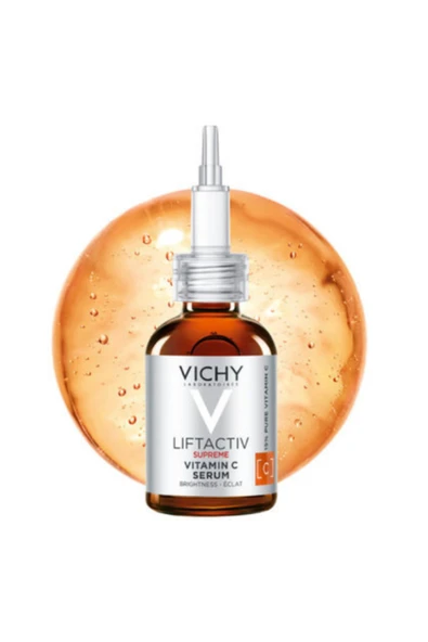 Vichy BRIGHTENING SERUM WITH 15% PURE VITAMIN C, VITAMIN E, PINE POLYPHENOLS AND PURE HYALURONIC ACID ürün görseli 1