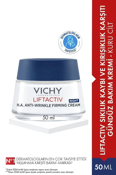 Vichy Liftactiv Supreme Night Anti-Wrinkle Night Care Cream 50 ml Passi.2138 ürün görseli 1