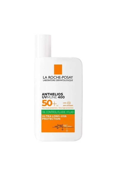 La Roche Posay Anthelios Oil Control Fluid Hassas ve Yağlı ciltler için Yüz Güneş Kremi 50 ml - Carest Cosmetic ürün görseli 1