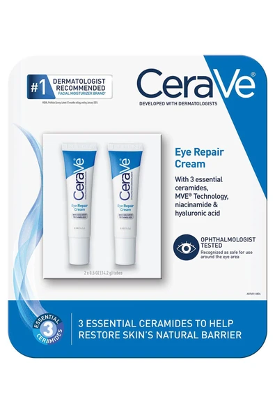 CeraVe Onarıcı Göz Kremi Seti 2 Parça 2x14.2GR ürün görseli 1