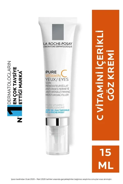 La Roche Posay Göz Çevrsindeki İnce Çizgileri Sıkılaştıran Onarıcı Göz Kremi 15 ml ürün görseli 1