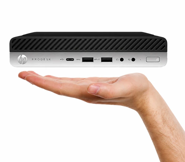 HP EliteDesk 400 G4 Intel i5-8500 8 Ram 256 SSD Mini Pc Desktop - İkinci EL ürün görseli 1