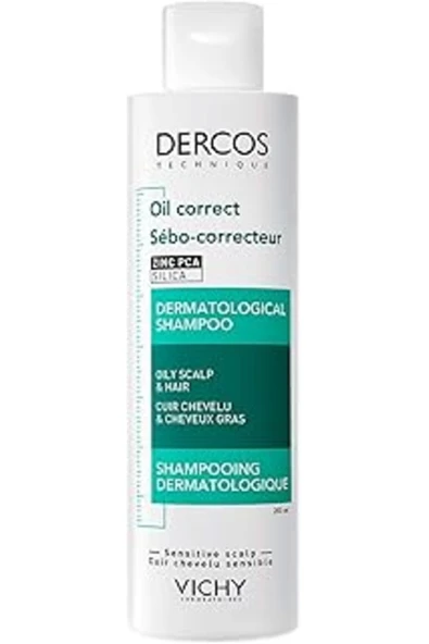 SanalAMCA Store Dercos Oil Correct Aşırı Yağlanma Karşıtı Şampuan 200 Ml ürün görseli 1