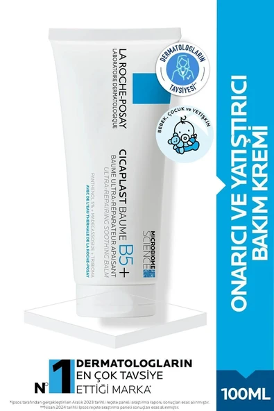 La Roche Posay Cicaplast Baume B5 Onarıcı Ve Yatıştırıcı Bakım Krem 100 ml ürün görseli 1