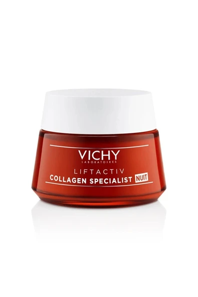Vichy Liftactiv Collagen Specialist-C Vitaminli Leke Ve Yaşlanma Karşıtı Gece Kremi 50 ml His Cosmetico ürün görseli 1