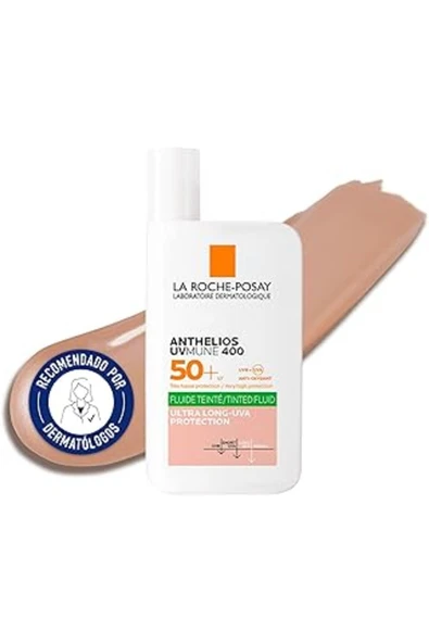 robotrend la roche-posay anthelios uvmune fluid s+50 tüm ciltler için yüksek korumalı renkli yüz güneş krem ürün görseli 1