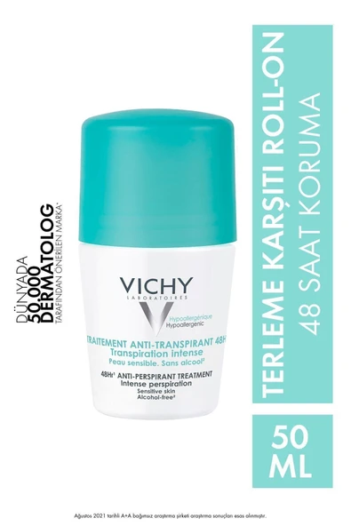 Vichy Deodorant Anti Transpirant Terleme Karşıtı Deodorant 48H 50 ml ürün görseli 1