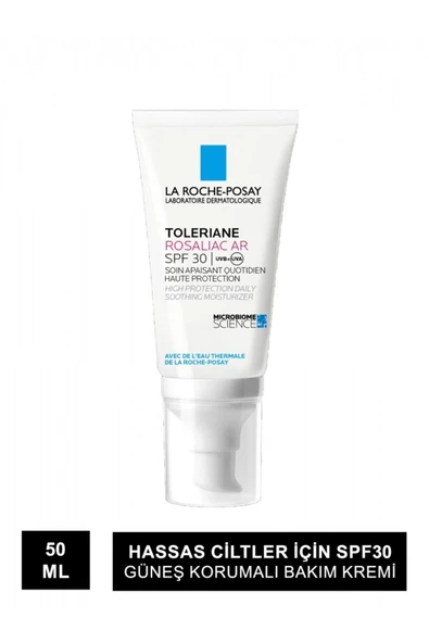 La Roche Posay Toleriane Rosaliac Ar-SPF 30 Hassas Ve Kızarıklığa Eğilimli Ciltler İçin Nemlendirici Yüz Kremi 50ml ürün görseli 1