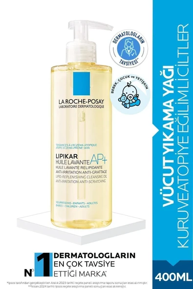 La Roche Posay Lipikar AP+ Temizleyici Yağ 400 ml ürün görseli 1