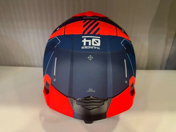 KASK MT THUNDER 4R SV LUMEX C24 MAT TURUNCU - Resim 5