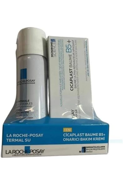 Hepta Collection La Roche-Posay Cicaplast Baume B5 Bakım Kremi 40ml Eau Thermale Water 50ml Termal Su Hediyeli Ba... ürün görseli 1