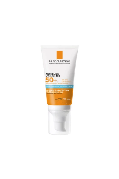 La Roche Posay Anthelios UVMune SPF50 Yüksek Koruma ve Terlemeye Karşı Koruma Sağlamaya Yardımcı Güneş Kremi 50 ml ürün görseli 1