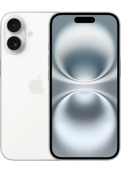 APPLE iPhone 16 128 GB Akıllı Telefon Beyaz MYE93TU/A VİTRİN ürün görseli 1
