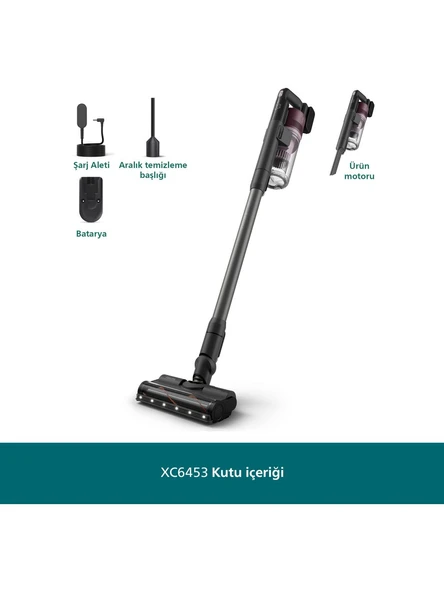 Philips 6000 Serisi XC6453/00 Şarjlı Dikey Süpürge ürün görseli 1