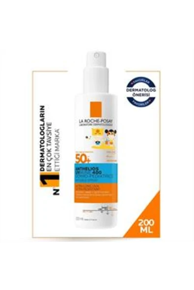 Baby La Roche Posay Anthelios Dermo Pediatrics Uvmune 400 Güneş Koruyucu Sprey SPF50+ 200ml ( TEKLİDİR ) ürün görseli 1