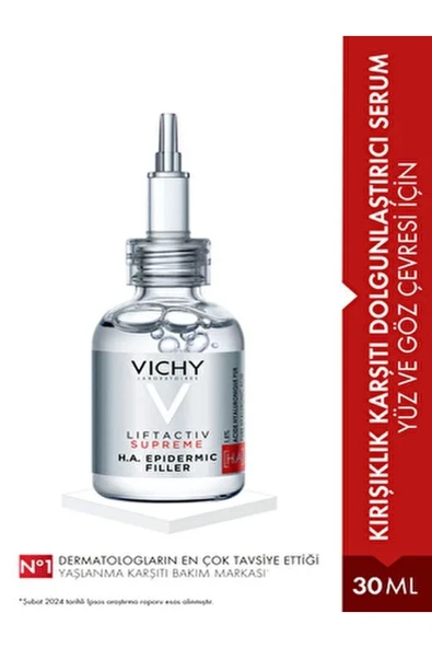 Vichy VİCHY LIFTACTIV SUPREME H.A EPIDERMIC FILLER KIRIŞIKLIK KARŞITI DOLGUNLAŞTIRICI SERUM-30 ML ürün görseli 1