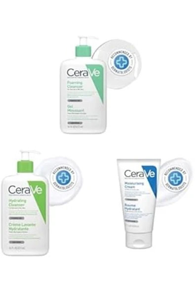 Pazarcan Cerave Cilt Bakım Ürünleri Seti (2X473Ml + 50Ml) ürün görseli 1