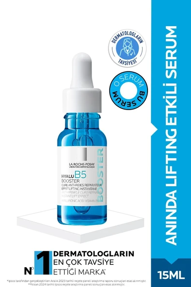 La Roche Posay Hyalu B5 Booster-Anti-Aging Care Serum that Helps Repair the Skin Barrier-15 ml Passi.4216 ürün görseli 1