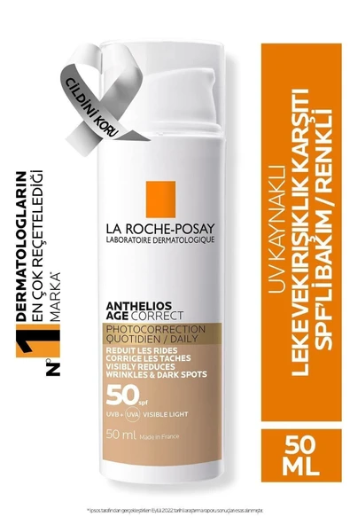 La Roche Posay Kırışıklığa Meyilli Ciltler İçin Yenileyici Güneş Bakım Kremi 50'ML KEYO241 ürün görseli 1