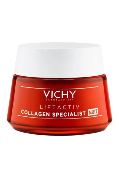 Vichy Liftactiv Collagen Specialist Night Anti-Aging Night Cream 50Ml LİGHT436 ürün görseli 1