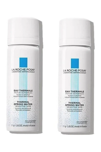 La Roche Posay Thermal Spring Water 50ml - Hassas Ciltler Için Termal Su 2'li ürün görseli 1