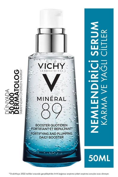 Vichy SKİN SOOTHİNG AND BALANCİNG SERUM WİTH MİNERAL 89 HYALURONİC ACİD 50ML PSSN2903 ürün görseli 1