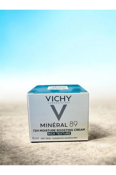 Vichy Mineral 89 72H Moisture Boosting Cream Rich Texture KURU CİLT 15 Ml- SKT: 12M ürün görseli 1