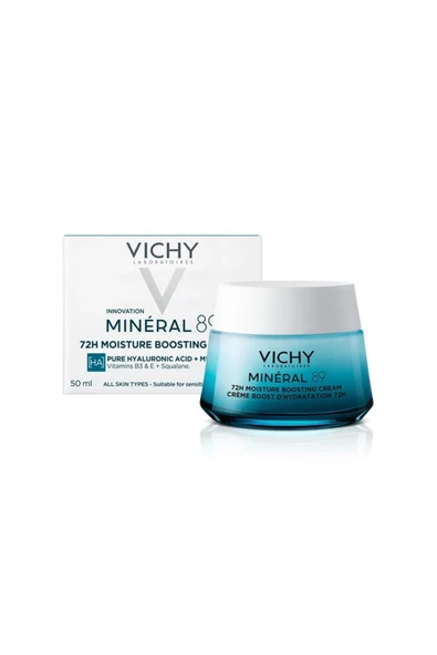 Vichy Mineral 89 Cildi Güçlendiren 72 Saat Nemlendirici Bakım Kremi, Normal ve Karma Ciltler 50 Ml ürün görseli 1