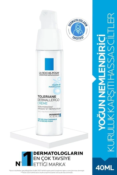 La Roche Posay Kuruluk Karşıtı Hassas Ciltler İçin Yoğun Nemlendirici Krem 40 ml KeyNew12 ürün görseli 1