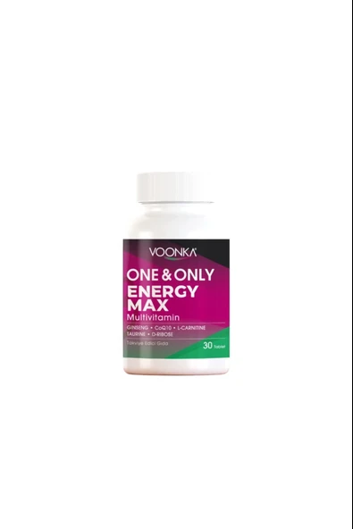 Voonka OneOnly Energy Max Multivitamin 30 Tablet ürün görseli 1
