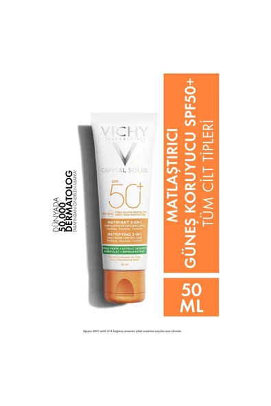 sommeow Capital Soleil Matlaştırıcı Spf 50 Yüz Güneş Kremi 50 Ml ürün görseli 1