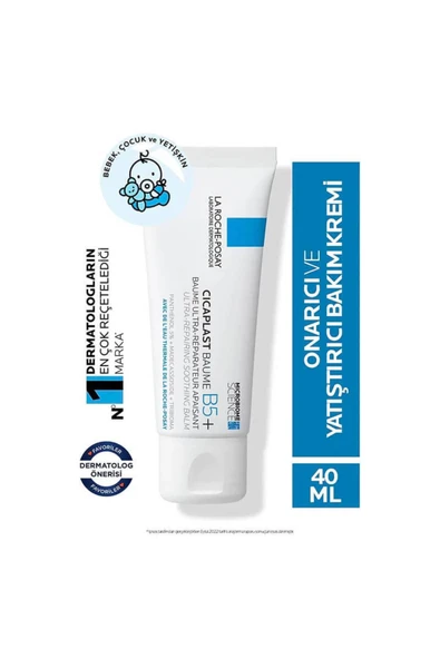 La Roche Posay Cicaplast Baume B5+ 40 ml Kuru Cilt Yapıları İçin Özel Olarak Formüle Edilmiş Elfakz3 ürün görseli 1