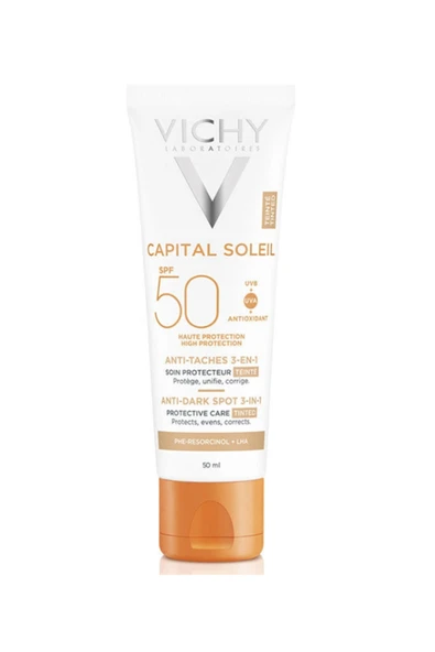 Vichy CAPITAL SOLEIL - Çok Yüksek Korumalı Leke Karşıtı Yüz Kremi - SPF 50+ 50ML ürün görseli 1