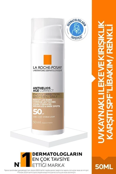 La Roche Posay Yüz Güneş Kremi Age Correct -+ Yaşlanma Karşıtı Yüz Güneş Kremi ürün görseli 1
