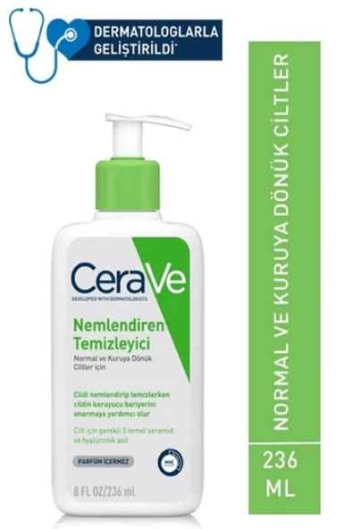 CeraVe Kuru Ciltlere Özel Nemlendirien Temizleyici 236  ml ürün görseli 1