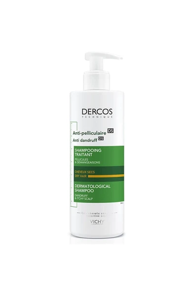 Vichy Dercos Kepek Karşıtı Şampuan Kuru Saçlar 400 ml ürün görseli 1