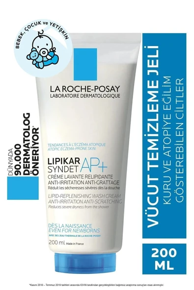 La Roche Posay Lipikar Syndet AP+ 200 ml ürün görseli 1