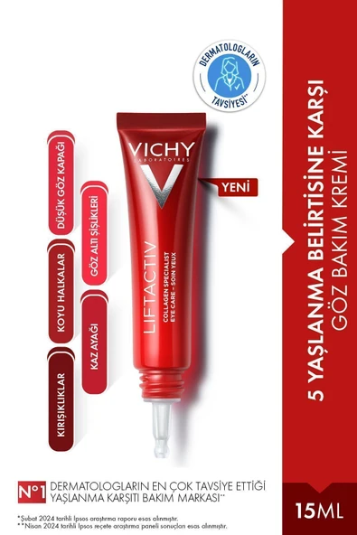 Vichy LIFTACTIV COLLAGEN SPECIALIST ANTI-FINE LINE EYE CARE CREAM 15 ML DEMBA6786 ürün görseli 1