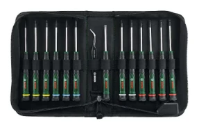 Bosch 1600A039J4  Hassas Tornavida Seti 15 Parça ürün görseli 1
