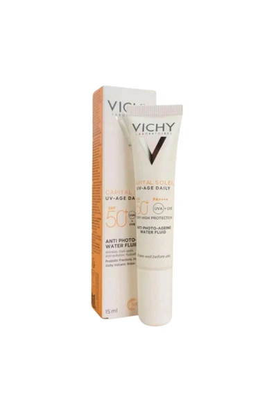 Vichy Capital Soleil Age Daily Uv Yaşlanma Karşıtı Güneş Kremi SPF50 15 ml ürün görseli 1