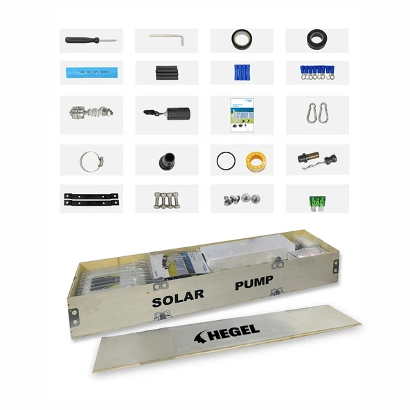 HEGEL 380V 5500W SOLAR DALGIÇ POMPA - Resim 3