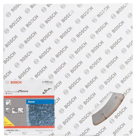 Bosch Elmas Kesme Disk SFStone 230*22,23mm 9+1 ürün görseli 1