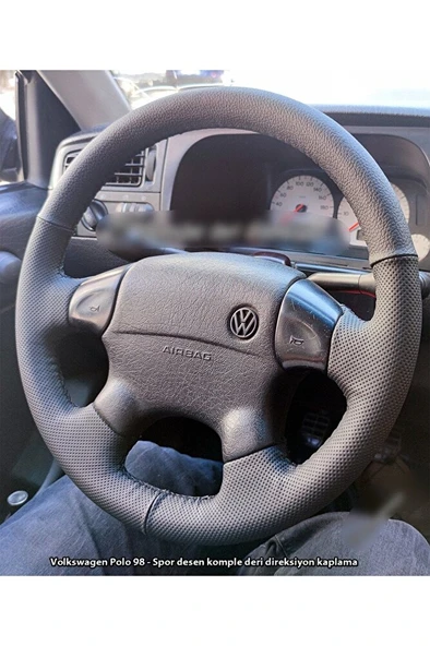 Volkswagen Polo Araca Özel Dikmeli Direksiyon Kılıfı 1998 – 2000 ürün görseli 1