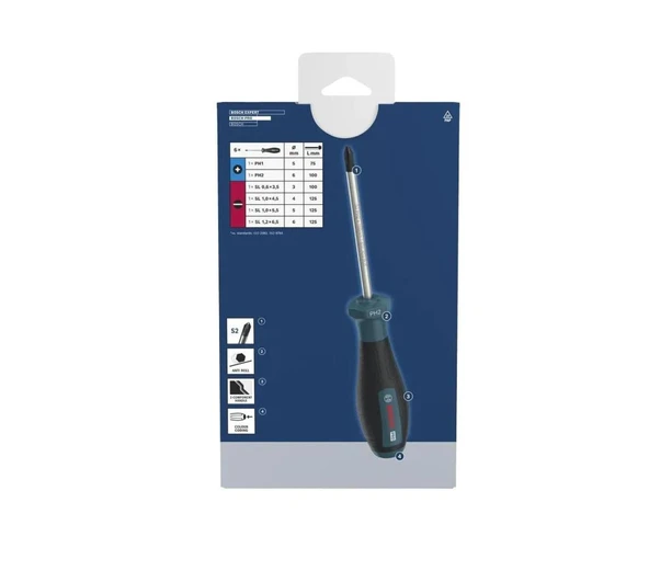 Bosch Tornavida Seti 6 Parça - Resim 3