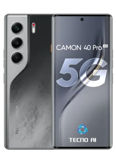 Yenilenmiş Tecno Camon 40 Pro 5 G 8 GB 256 GB Galaxy Siyah ürün görseli 1