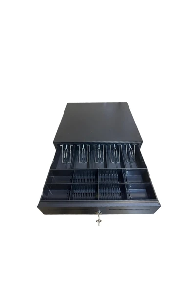 Dbpos NT-335 Metal Para Çekmecesi 5 gözlü Plastik Alt Tabla Cm 41 x 41 x 11 Cm ürün görseli 1