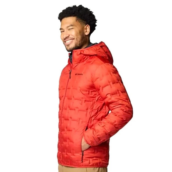 Columbia Delta Ridge Down Hooded Erkek Mont - Resim 4