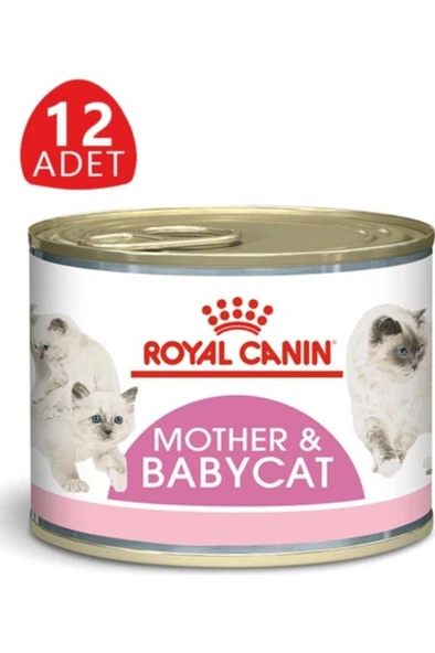 Royal Canin Babycat Instinctive Yavru ve Anne Kediler Için Konserve 195 gr x 12 Adet ürün görseli 1