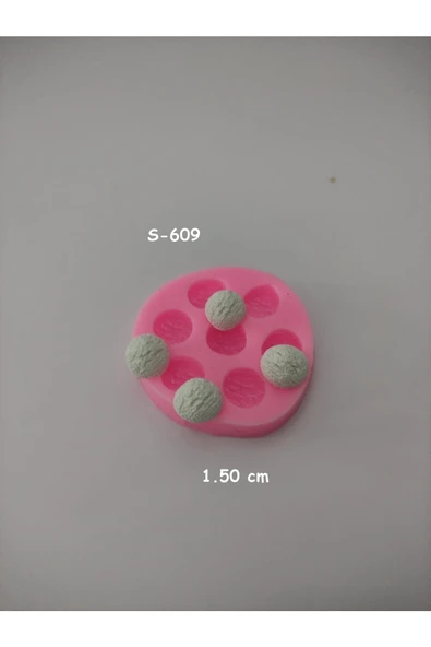 7 Li Mini Yarım Kurabiye Silikon Kalıp ürün görseli 1